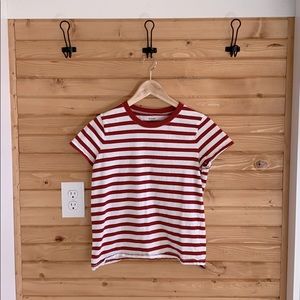 Madewell T-Shirt Red Stripes - NWOT